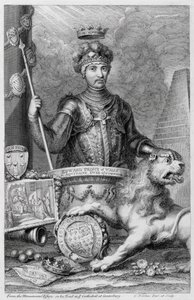 Edward The Black Prince (1330-76) (engraved by the artist)
